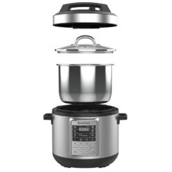 Espressions Smart Pressure Cooker / Multicooker / Slowcooker - 5.7 Liter - EP6000 7 Espressions Smart Pressure Cooker / Multicooker / Slowcooker - 5.7 Liter - EP6000 -Alessi Verkoopwinkel SmartPressureCooker57LexplodedviewLR 61a0f5ece41677.46431295
