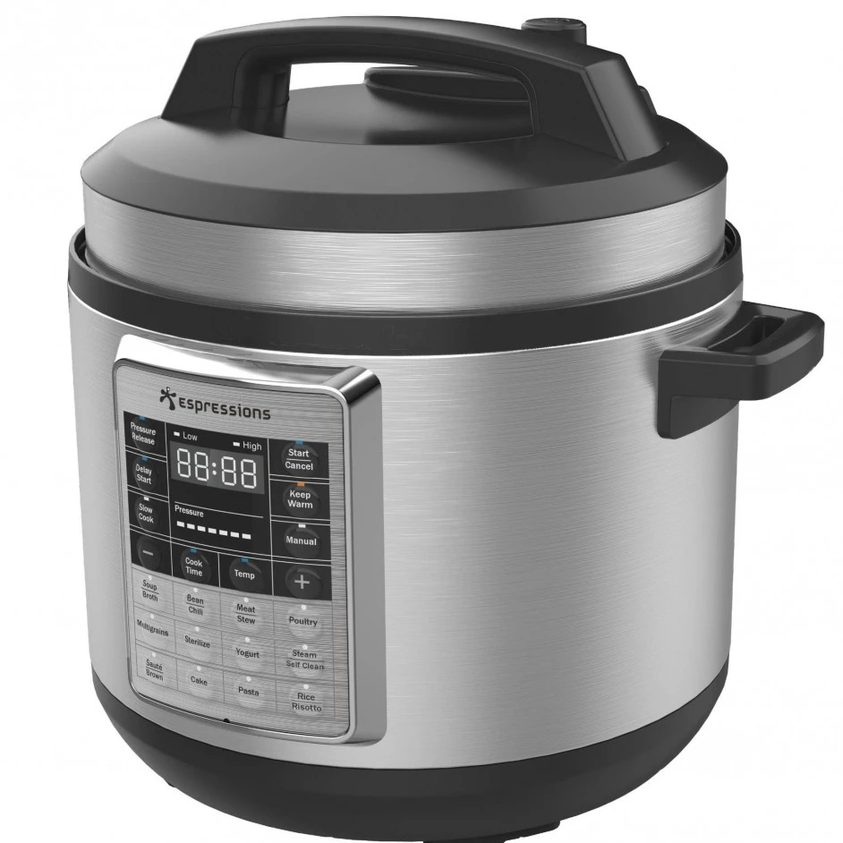 Espressions Smart Pressure Cooker / Multicooker / Slowcooker - 5.7 Liter - EP6000 2 Espressions Smart Pressure Cooker / Multicooker / Slowcooker - 5.7 Liter - EP6000 - Afbeelding 2