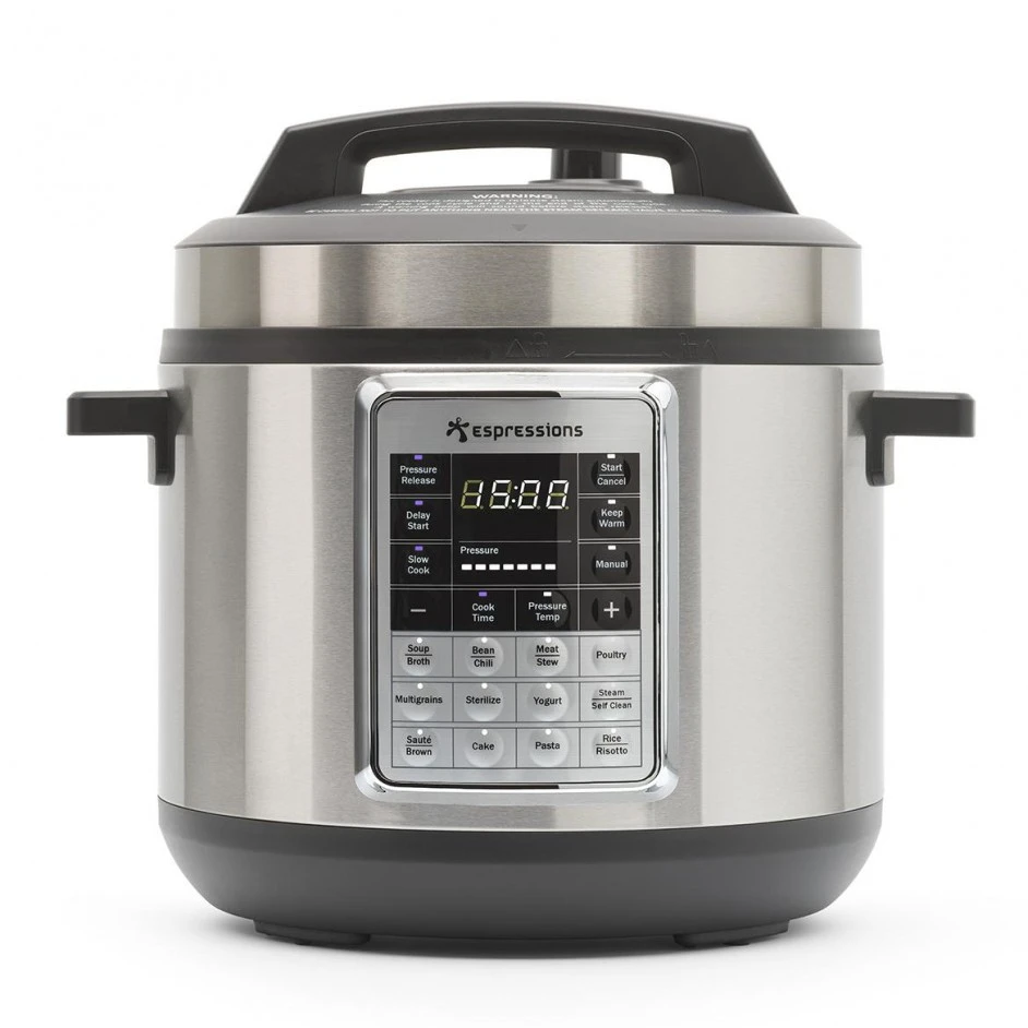 Espressions Smart Pressure Cooker / Multicooker / Slowcooker - 5.7 Liter - EP6000 1 Espressions Smart Pressure Cooker / Multicooker / Slowcooker - 5.7 Liter - EP6000