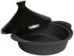 Blackwell Tajine Gietijzer - Zwart - ø 30 Cm / 3 Liter 12 Blackwell Tajine Gietijzer - Zwart - ø 30 Cm / 3 Liter -Alessi Verkoopwinkel Tajine zwart groot 1