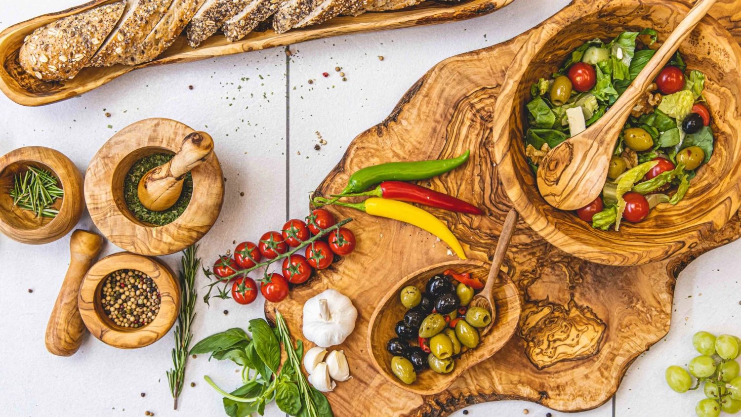 Jay Hill Serveerplank Tunea - Olijfhout - Schors XL 64 - 72 Cm 5 Jay Hill Serveerplank Tunea - Olijfhout - Schors XL 64 - 72 Cm - Afbeelding 5