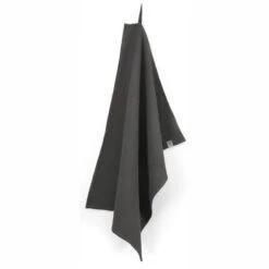 Walra Keukenhanddoek Cubes Uni Off Black 50 X 70 Cm