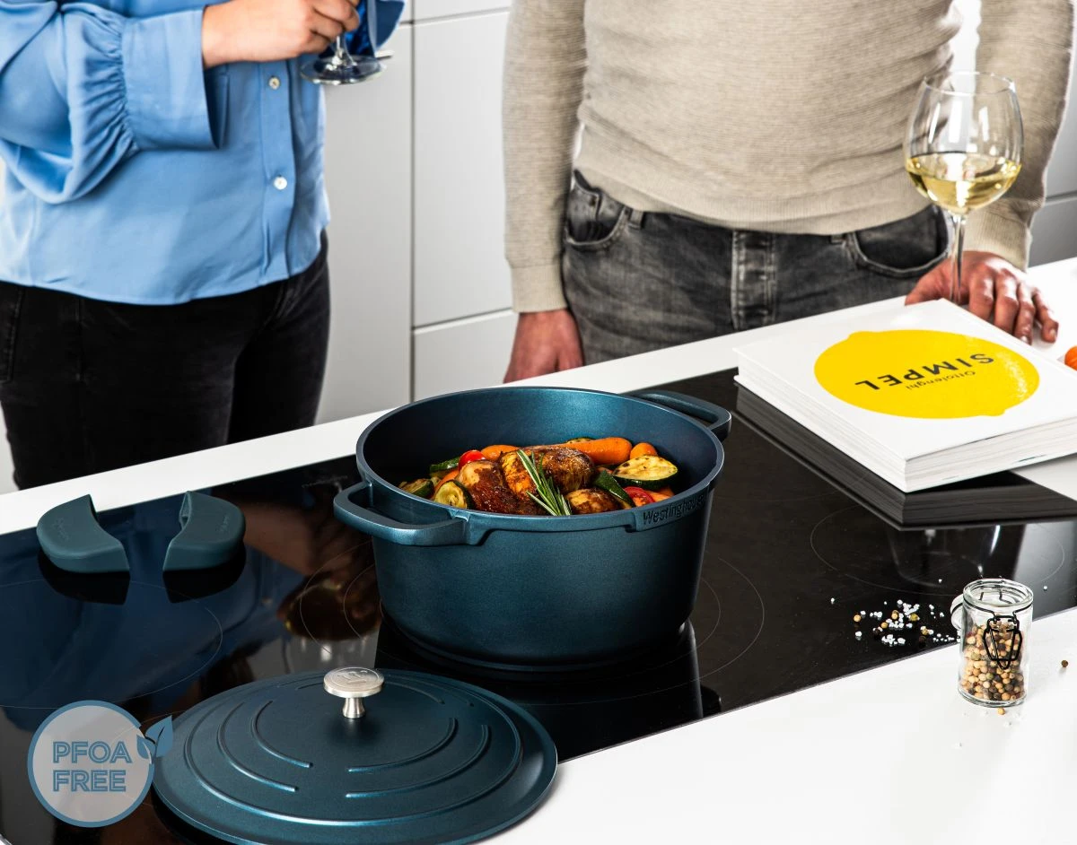 Westinghouse Braadpan Performance - Bravery Blue - ø 28 Cm / 6.7 Liter 2 Westinghouse Braadpan Performance - Bravery Blue - ø 28 Cm / 6.7 Liter - Afbeelding 2