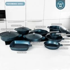 Westinghouse Braadpan Performance - Bravery Blue - ø 28 Cm / 6.7 Liter 22 Westinghouse Braadpan Performance - Bravery Blue - ø 28 Cm / 6.7 Liter -Alessi Verkoopwinkel WCCC0095024BL 6 1