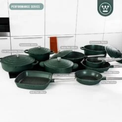 Westinghouse Wokpan Performance - Gracious Green - ø 28 Cm - Standaard Anti-aanbaklaag 19 Westinghouse Wokpan Performance - Gracious Green - ø 28 Cm - Standaard Anti-aanbaklaag -Alessi Verkoopwinkel WCCW0095028SG 6 1