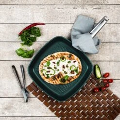 Westinghouse Grillpan Performance - Gracious Green - 28 X 28 Cm - Standaard Anti-aanbaklaag -Alessi Verkoopwinkel WCFP0095G28SG 8