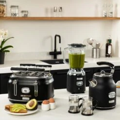 Westinghouse Blender Retro Collections - Liquorice Black - 1.5 Liter - WKBE221BK 13 Westinghouse Blender Retro Collections - Liquorice Black - 1.5 Liter - WKBE221BK -Alessi Verkoopwinkel WKBE221BK Retro Table Blender 5