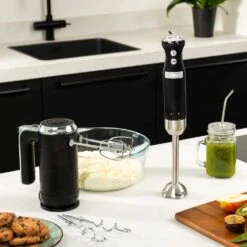 Westinghouse Staafmixer Retro Collections - 600 W - Liquorice Black - WKHBS270BK 13 Westinghouse Staafmixer Retro Collections - 600 W - Liquorice Black - WKHBS270BK -Alessi Verkoopwinkel WKHBS270BK Retro Hand Blender 5
