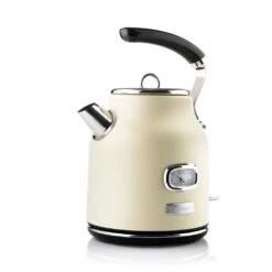 Westinghouse Waterkoker Retro Collections - 2200 W - Vanilla White - 1.7 Liter - WKWKH148WH 12 Westinghouse Waterkoker Retro Collections - 2200 W - Vanilla White - 1.7 Liter - WKWKH148WH -Alessi Verkoopwinkel WKWK148WH Retro Kettle 1