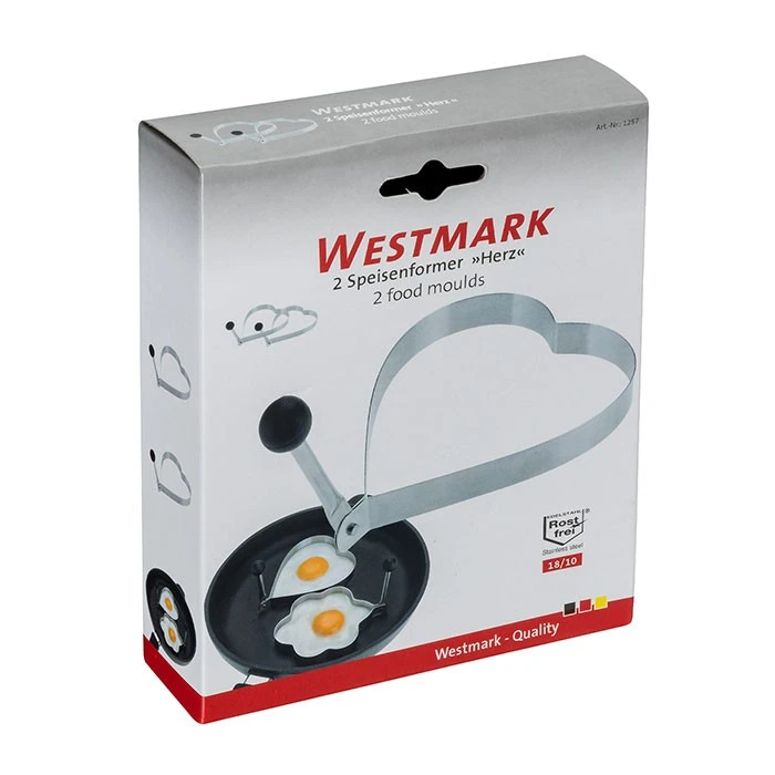 Westmark Ei Bakring Hart - 2 Stuks 3 Westmark Ei Bakring Hart - 2 Stuks - Afbeelding 3