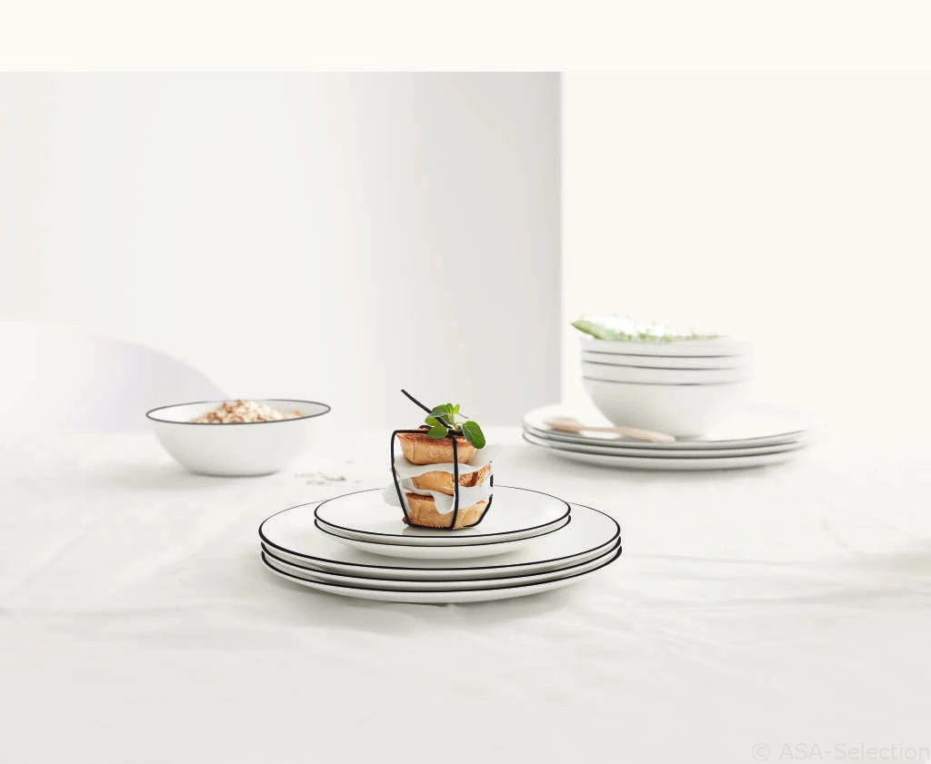 ASA Selection Koffiekop En Schotel A Table Ligne Noire 210 Ml 3 ASA Selection Koffiekop En Schotel A Table Ligne Noire 210 Ml - Afbeelding 3