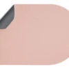 Jay Hill Placemat - Vegan Leer - Grijs / Roze - Bread - Dubbelzijdig - 44 X 30 Cm