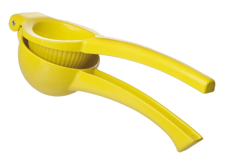 Citroenpers RVS - Geel 1 Citroenpers RVS - Geel