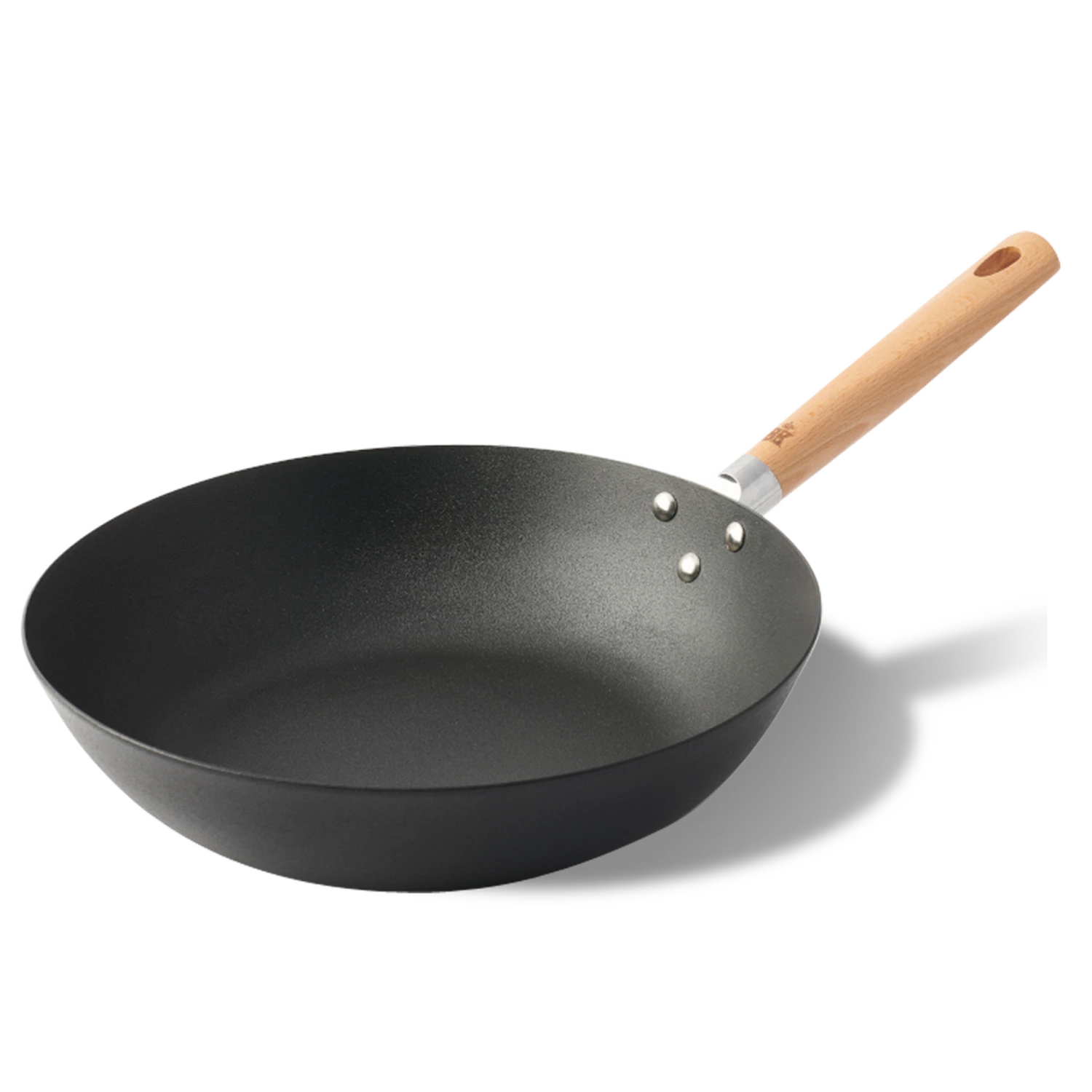 BK Wokpan Force - Carbon Steel - ø 30 Cm - Zonder Anti-aanbaklaag 1 BK Wokpan Force - Carbon Steel - ø 30 Cm - Zonder Anti-aanbaklaag