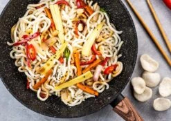 Westinghouse Wokpan Marble Wood - ø 30 Cm - Standaard Anti-aanbaklaag 5 Westinghouse Wokpan Marble Wood - ø 30 Cm - Standaard Anti-aanbaklaag -Alessi Verkoopwinkel dsvsdc