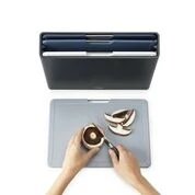 Joseph Joseph 4-delige Snijplankenset Met Houder - Folio - Groot - Grijs 4 Joseph Joseph 4-delige Snijplankenset Met Houder - Folio - Groot - Grijs - Afbeelding 4