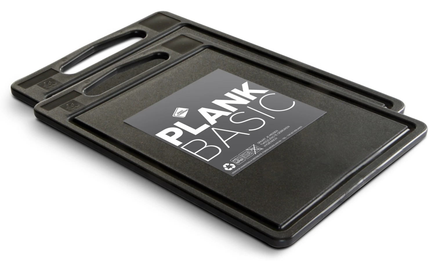 Inno Cuisinno Snijplanken Basic - 35 X 25 Cm - Zwart - 2 Stuks 1 Inno Cuisinno Snijplanken Basic - 35 X 25 Cm - Zwart - 2 Stuks