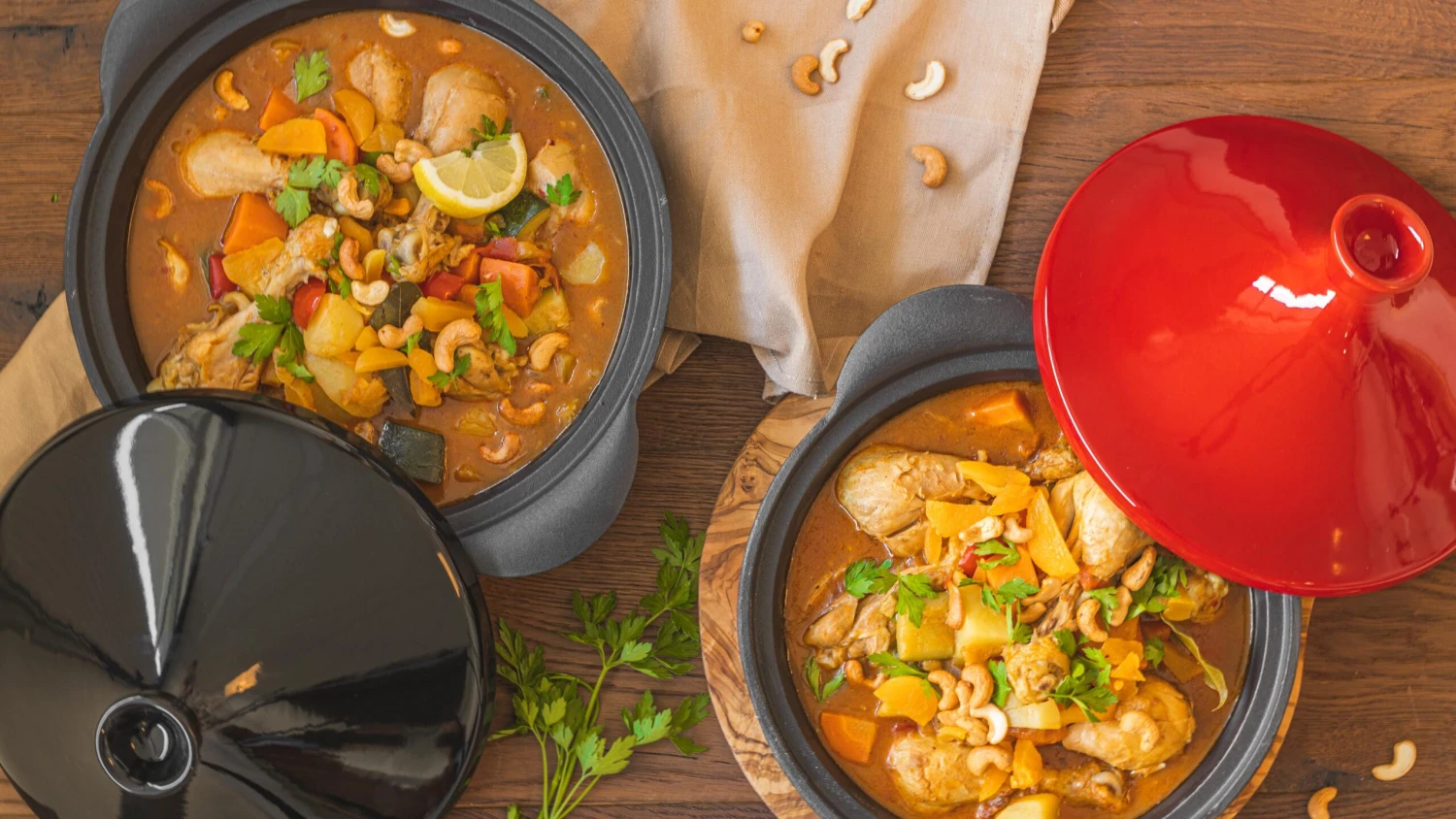 Blackwell Tajine Gietijzer - Zwart - ø 30 Cm / 3 Liter 2 Blackwell Tajine Gietijzer - Zwart - ø 30 Cm / 3 Liter - Afbeelding 2