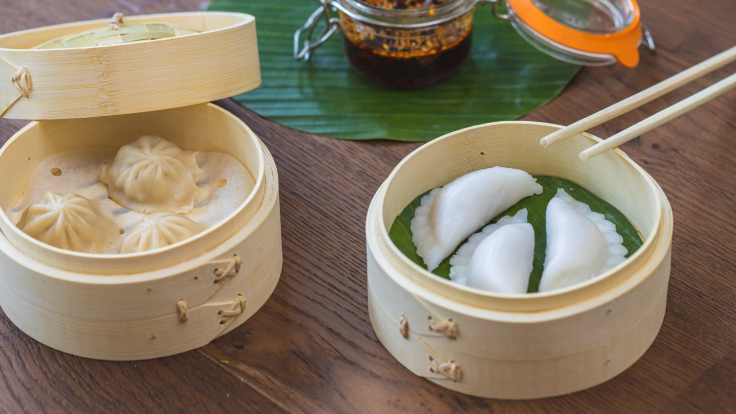 Sareva Stoommandje - Bamboe - 2-laags - ø 15 Cm 3 Sareva Stoommandje - Bamboe - 2-laags - ø 15 Cm - Afbeelding 3