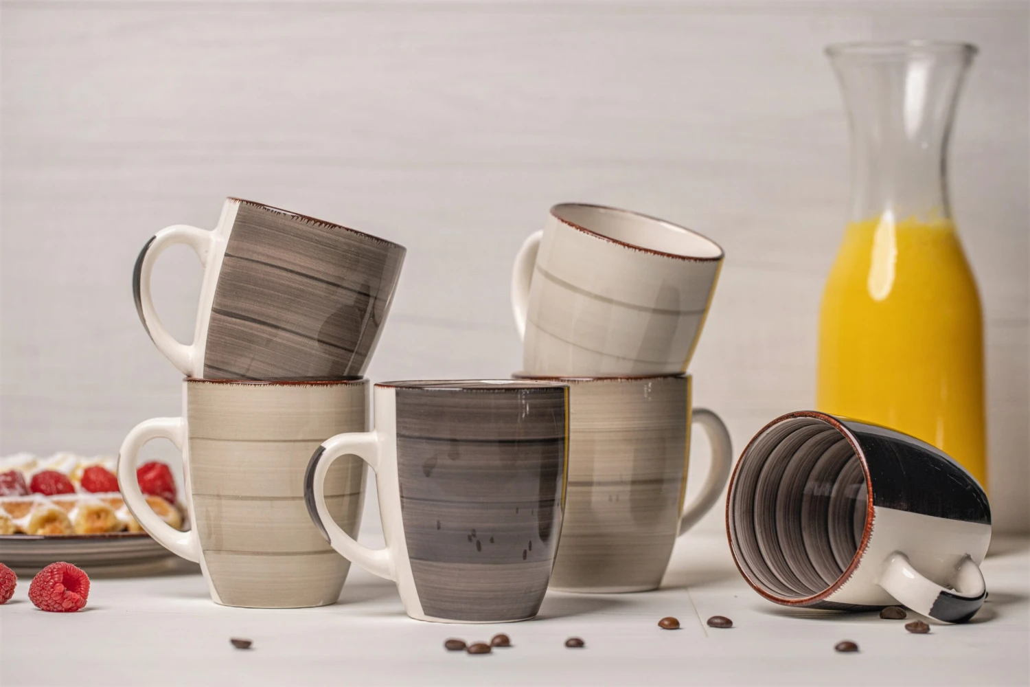 Studio Tavola Mokken Vintage Loft 350 Ml - 6 Stuks 2 Studio Tavola Mokken Vintage Loft 350 Ml - 6 Stuks - Afbeelding 2