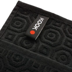 KOOK Keukenhanddoek Inka Zwart 50 X 50 Cm 6 KOOK Keukenhanddoek Inka Zwart 50 X 50 Cm -Alessi Verkoopwinkel keukendoekzwart3