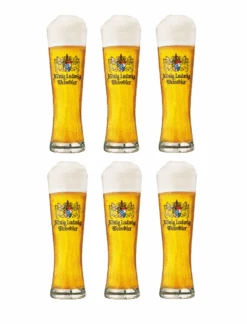 Konig Ludwig Bierglazen Weizen - 300 Ml - 6 Stuks