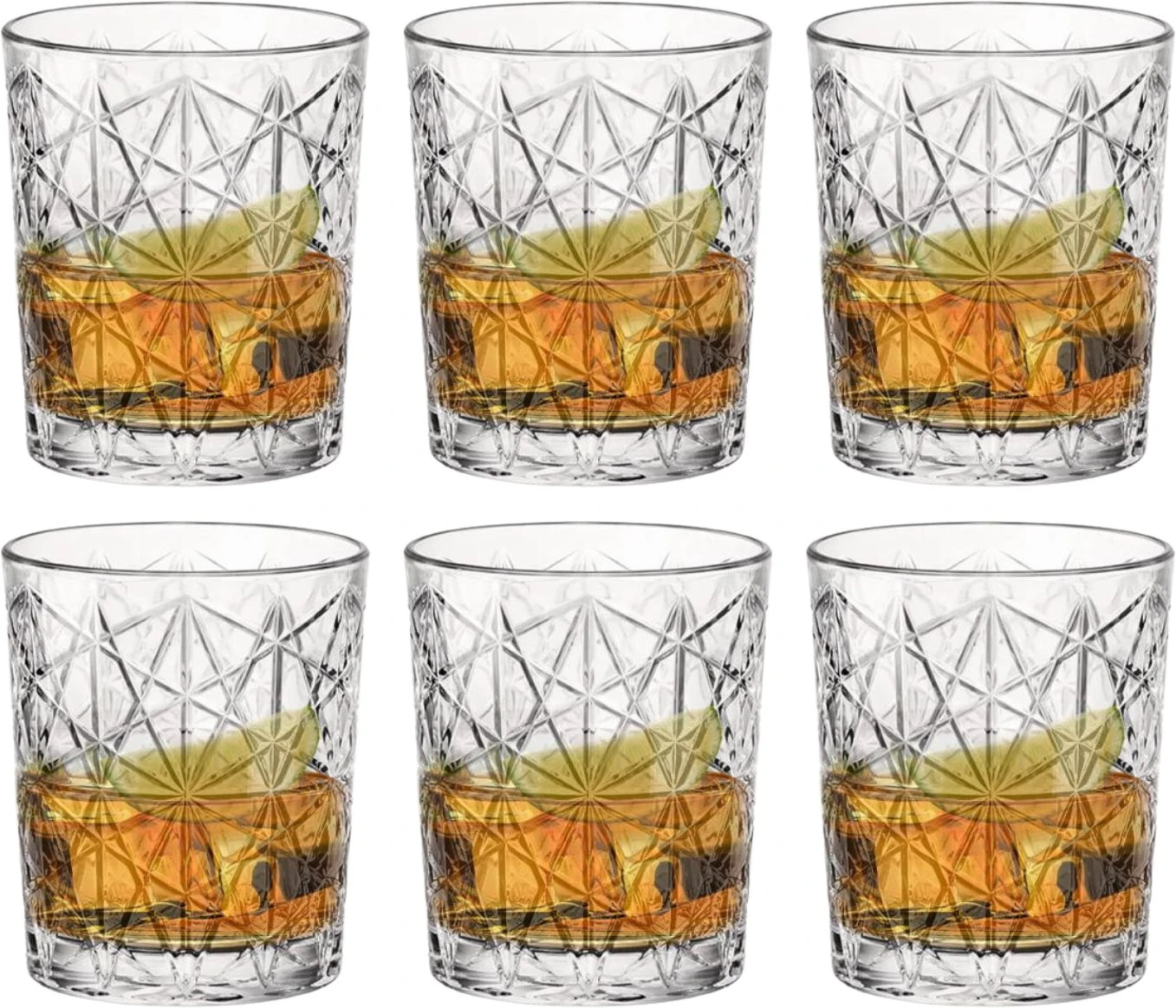 Bormioli Rocco Whiskey Glazen Lounge - 390 Ml - 6 Stuks 1 Bormioli Rocco Whiskey Glazen Lounge - 390 Ml - 6 Stuks
