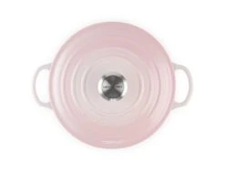 Le Creuset Braadpan Signature - Marmite - Shell Pink - ø 24 Cm / 3.1 Liter 7 Le Creuset Braadpan Signature - Marmite - Shell Pink - ø 24 Cm / 3.1 Liter -Alessi Verkoopwinkel le creuset braadpan marmite shell pink 24cm 1