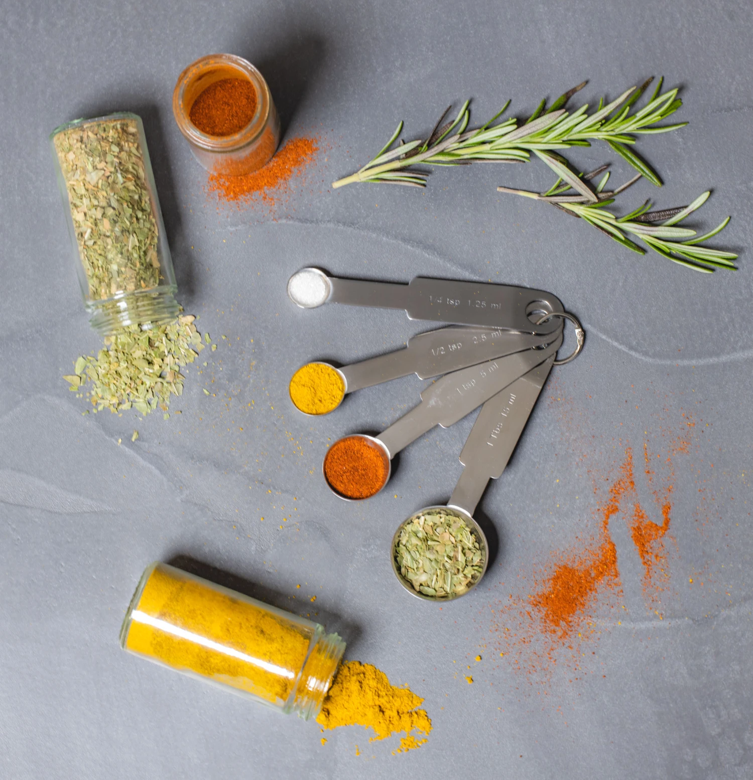 Sareva Maatlepels - RVS - 4-delig 2 Sareva Maatlepels - RVS - 4-delig - Afbeelding 2