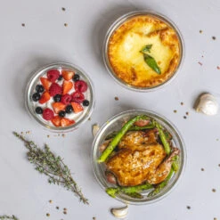 Sareva Glazen Vershoudbakje Cook & Fresh - 7-delig -Alessi Verkoopwinkel product 23 1