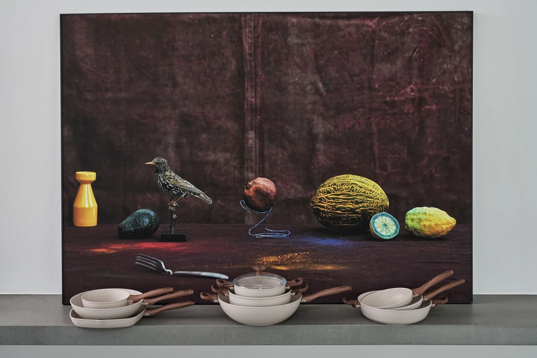 Sambonet Grillpan Rock 'n' Rose - Creme - 28 X 28 Cm - Standaard Anti-aanbaklaag 4 Sambonet Grillpan Rock 'n' Rose - Creme - 28 X 28 Cm - Standaard Anti-aanbaklaag - Afbeelding 4