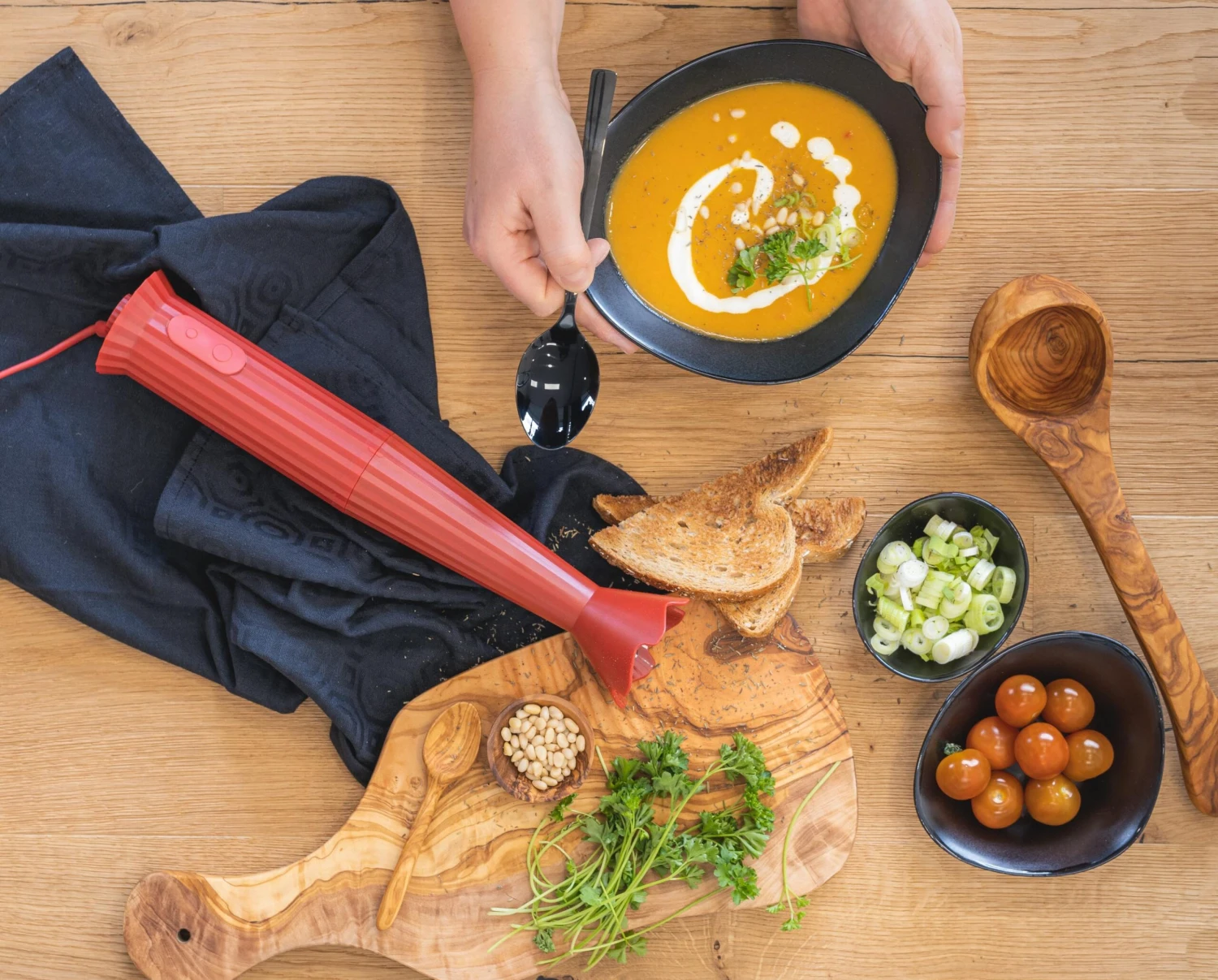 Alessi Staafmixer Plissé - 2 Standen - Rood - Michele De Lucchi - MDL10 R 2 Alessi Staafmixer Plissé - 2 Standen - Rood - Michele De Lucchi - MDL10 R - Afbeelding 2