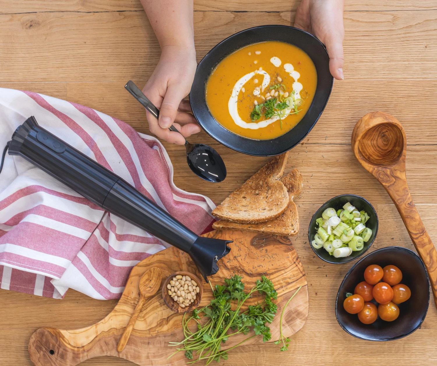 Alessi Staafmixer Set Plissé - Zwart - Michele De Lucchi - MDL10S B 2 Alessi Staafmixer Set Plissé - Zwart - Michele De Lucchi - MDL10S B - Afbeelding 2