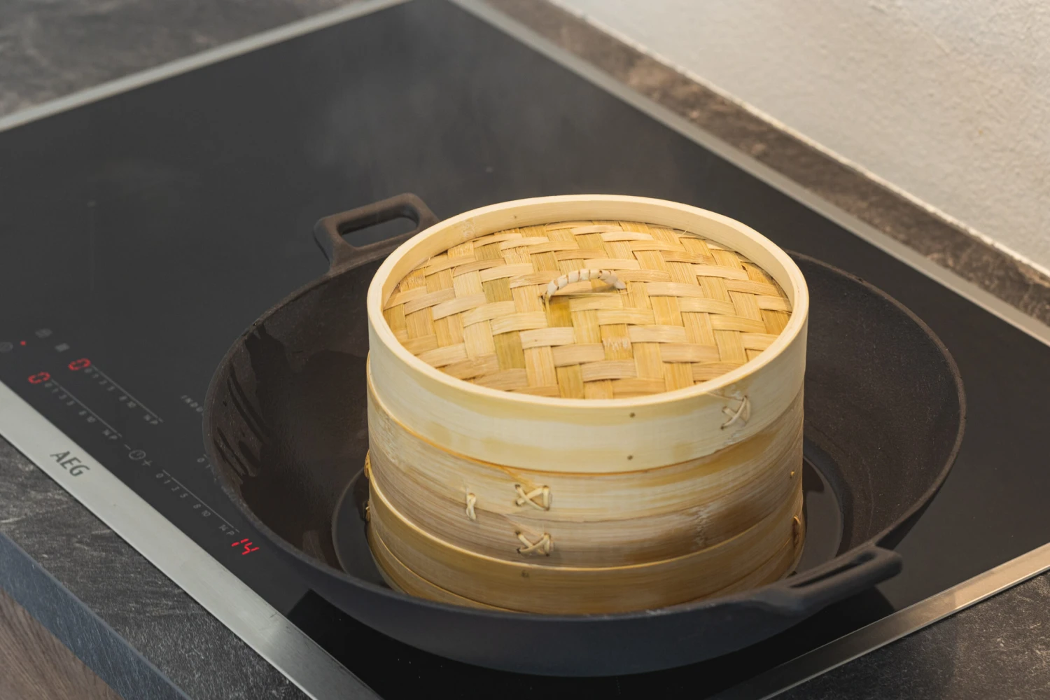 Sareva Stoommandje - Bamboe - 2-laags - ø 21 Cm 6 Sareva Stoommandje - Bamboe - 2-laags - ø 21 Cm - Afbeelding 6