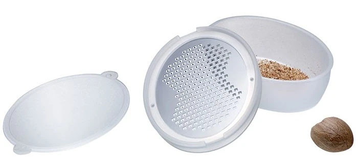 Westmark Nootmuskaat Rasp Kunststof Wit 2 Westmark Nootmuskaat Rasp Kunststof Wit - Afbeelding 2