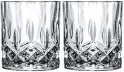 Cookinglife Whiskey Glazen / Cocktailglazen / Waterglazen Moray - 320 Ml - 2 Stuks