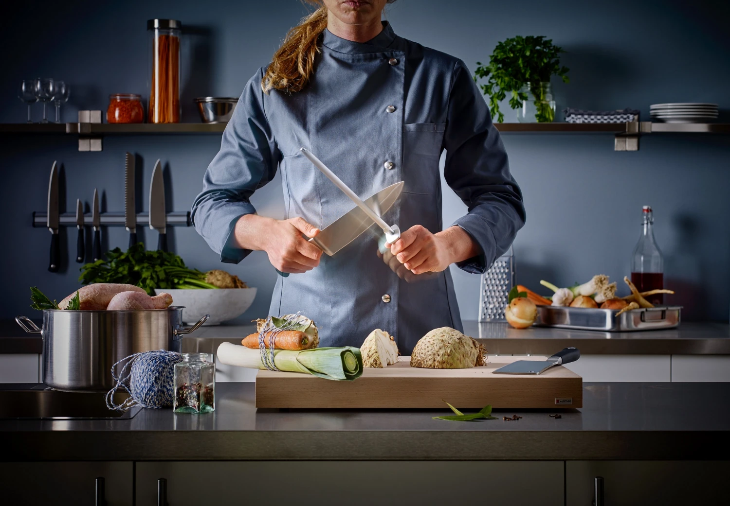 Wusthof Aanzetstaal 23 Cm 2 Wusthof Aanzetstaal 23 Cm - Afbeelding 2